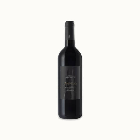 Ampelo bottiglia di vino rosso