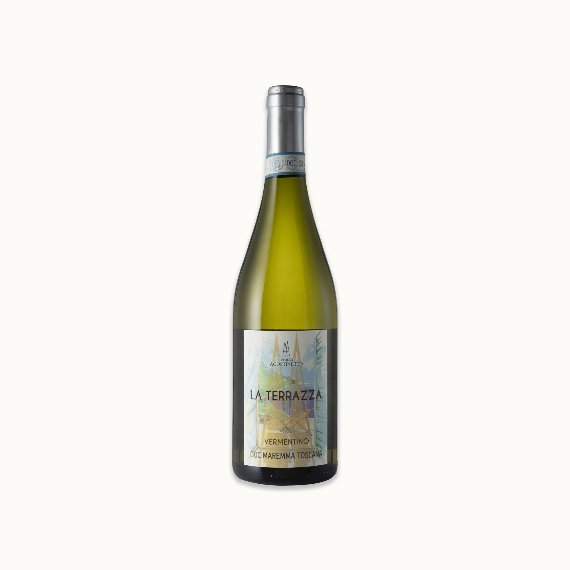 La Terrazza bottiglia di vino bianco