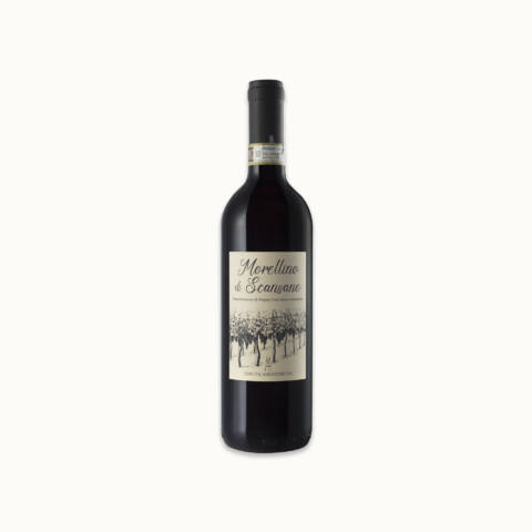Morellino bottiglia vino rosso
