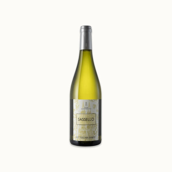 Sassello Bottiglia di vino bianco